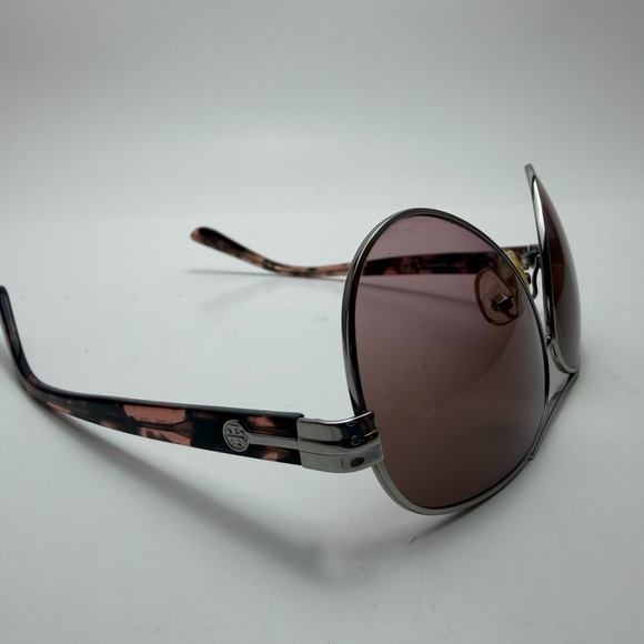 Tory Burch Silver Frame with Brown Lens Sunglasses main image 8